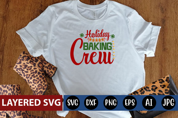 holiday baking crew SVG Blessedprint 