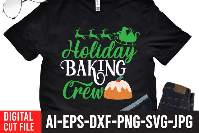 Holiday Baking Crew SVG Cut File SVG BlackCatsMedia 