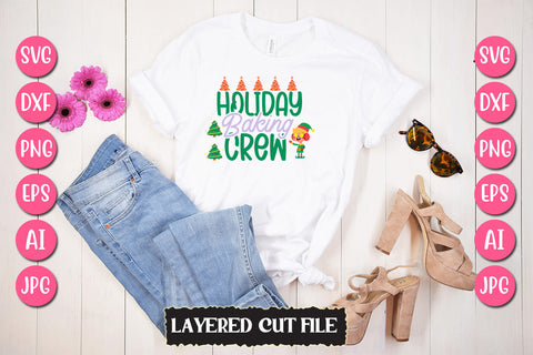 Holiday Baking Crew SVG Cut File SVG Newmockups 