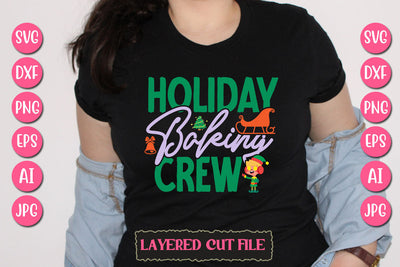 Holiday Baking Crew SVG Cut File SVG Newmockups 