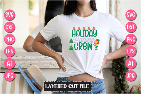 Holiday Baking Crew SVG Cut File SVG Newmockups 