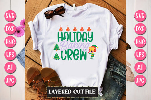 Holiday Baking Crew SVG Cut File SVG Newmockups 