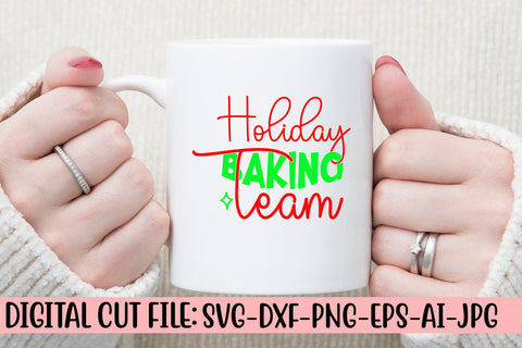 Holiday Baking Team SVG Cut File SVG Syaman 