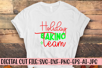Holiday Baking Team SVG Cut File SVG Syaman 