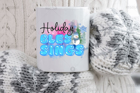 Holiday blessings SVG Sublimation Regulrcrative 