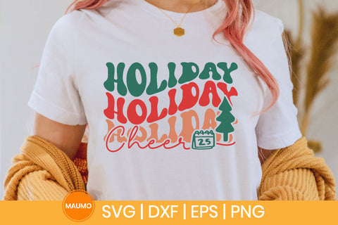 Holiday cheer | Christmas svg quote SVG Maumo Designs 