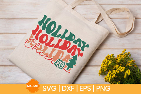 Holiday cheer | Christmas svg quote SVG Maumo Designs 