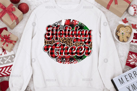 Holiday Cheer Sublimation Design Sublimation Regulrcrative 