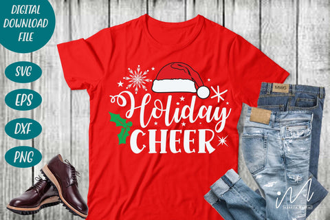 Holiday cheer svg, Christmas Svg ,Christmas Gift, Merry Christmas svg SVG Isabella Machell 
