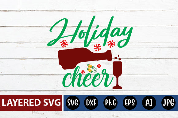 Holiday cheer SVG cute file SVG Blessedprint 