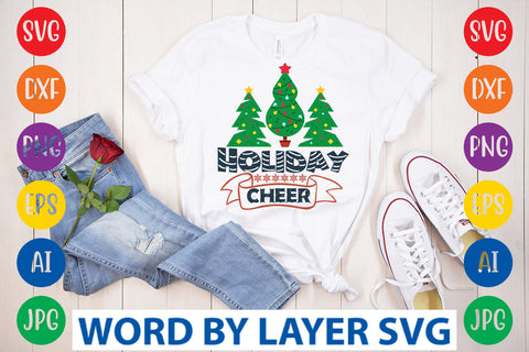 Holiday Cheer SVG Design SVG Rafiqul20606 