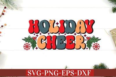 Holiday cheer SVG SVG DESIGNISTIC 