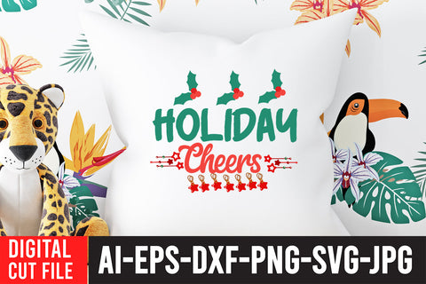 Holiday Cheers SVG Cut File SVG BlackCatsMedia 