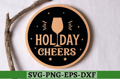 Holiday cheers SVG, Holiday cheers SVG DESIGNISTIC 