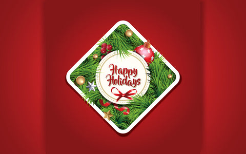 Holiday Christmas wreath with red bow and ribbon decorated wreath of pine branches realistic look SVG naemmiah021 
