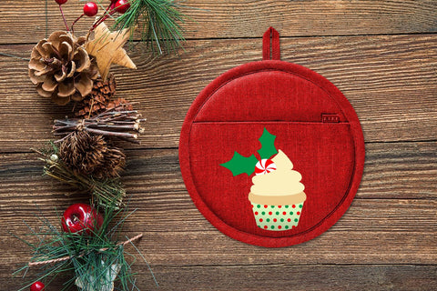 Holiday Cupcake SVG Designed by Geeks 