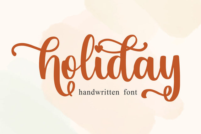 Holiday Font Mozarella 
