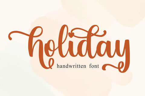 Holiday Font Mozarella 