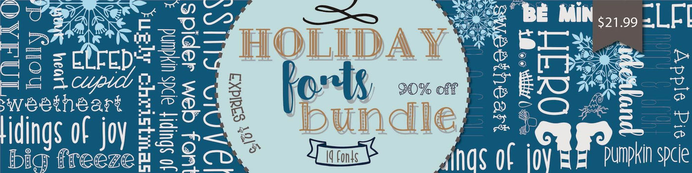 Holiday Fonts Bundle