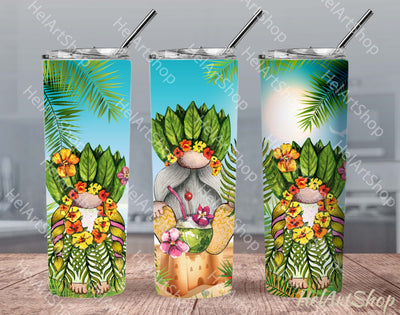 Holiday Gnomes Tumbler PNG |Hawaii Sublimation Sublimation _HelArtShop_ 