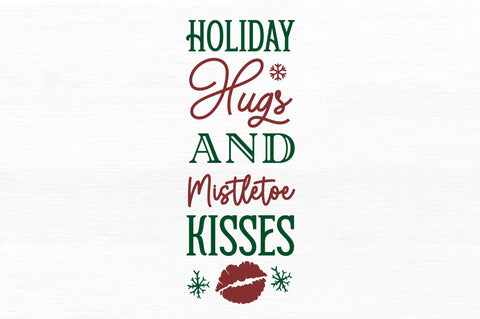 Holiday hugs and mistletoe SVG Design SVG Regulrcrative 
