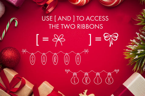 Holiday Lights - Christmas Font Font Freeling Design House 