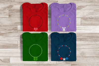 Holiday Monogram Frames SVG SVG Designed by Geeks 