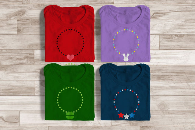 Holiday Monogram Frames SVG SVG Designed by Geeks 