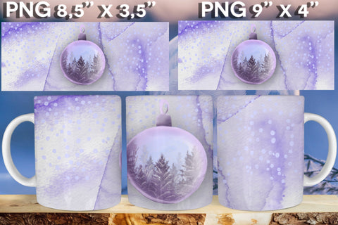 Holiday Mug 11oz and 15oz Sublimation Natasha Prando 