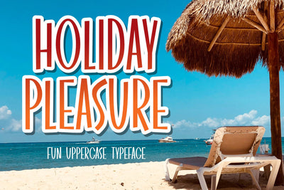 HOLIDAY PLEASURE Font Dumadistyle 
