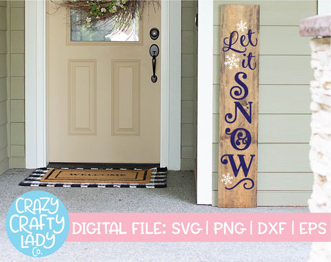 Holiday Porch Sign | SVG Cut File Bundle SVG Crazy Crafty Lady Co. 