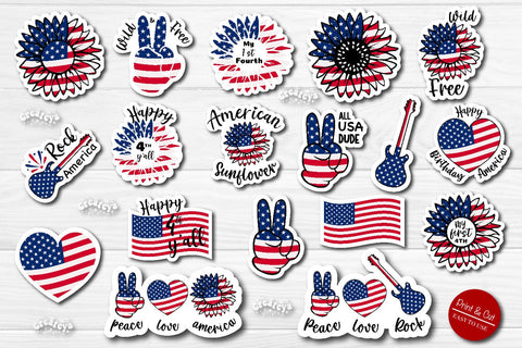 Holiday Stickers Bundle Printable Stickers png Sublimation Createya Design 
