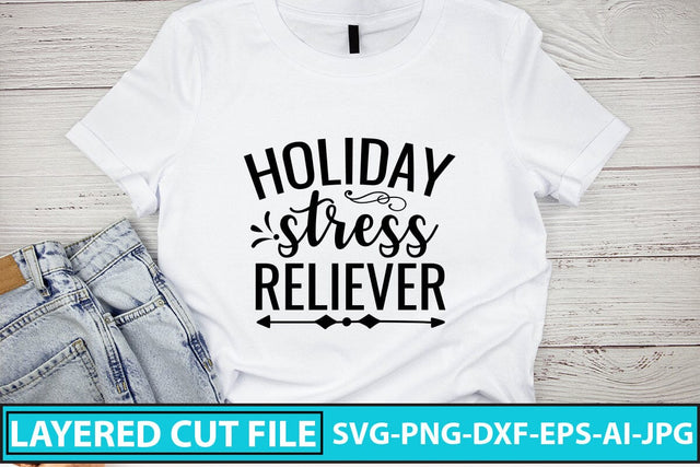 Holiday Stress Reliever SVG Cut File SVG Syaman 