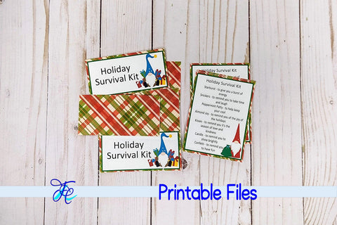 Holiday Survival Kit 3D Paper Family Creations 