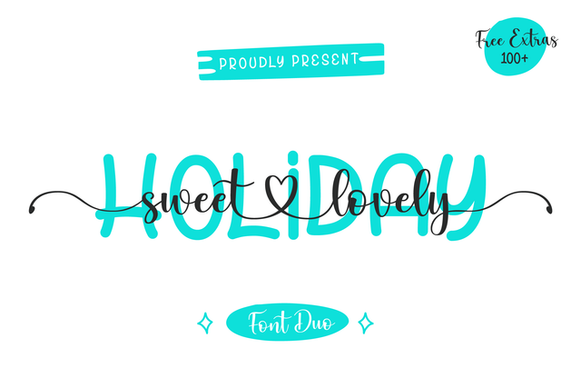 Holiday Sweet Lovely Font ahweproject 