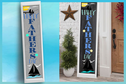Holiday Tall Vertical Front Porch Sign Bundle SVG SVG Harbor Grace Designs 
