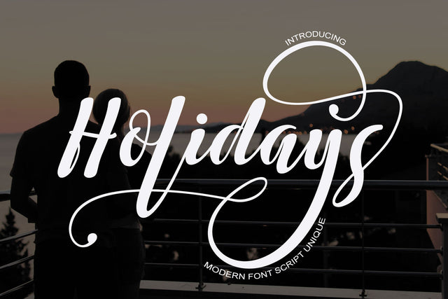 Holidays Font Rtceative 