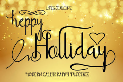 Holliday Font marwah store 