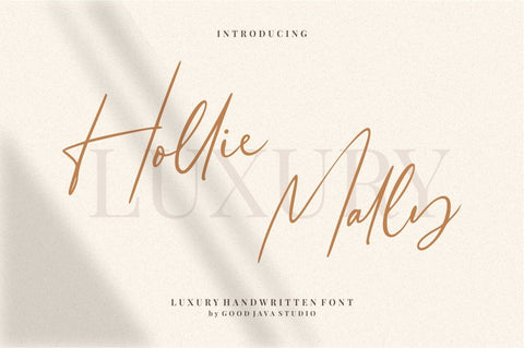 Hollie Mally Font Good Java 