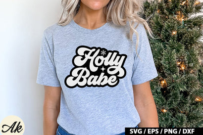 Holly babe Retro SVG SVG akazaddesign 