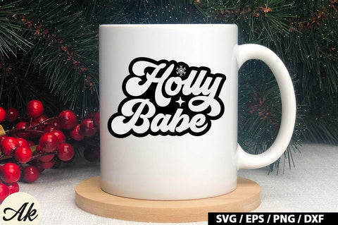 Holly babe Retro SVG SVG akazaddesign 