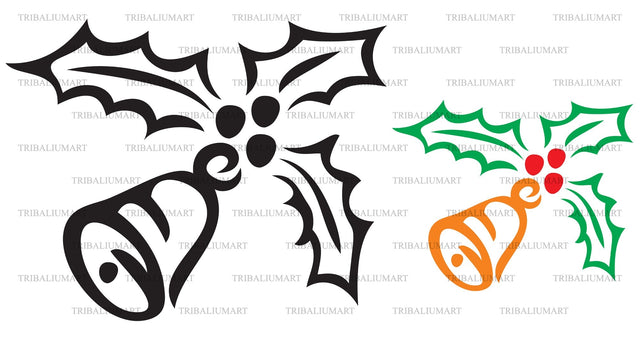 Holly berry SVG TribaliumArtSF 