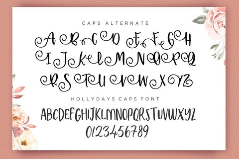 Holly Days Font Hans Co 