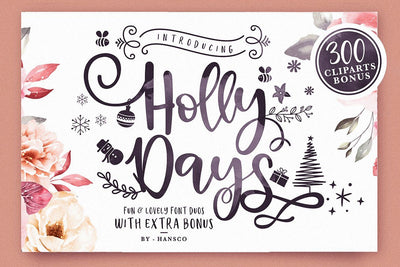 Holly Days Font Hans Co 