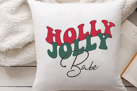 Holly Jolly Babe Sublimation Creativeart88 