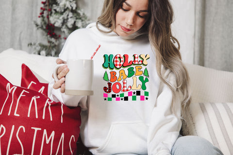 Holly jolly babe Sublimation SVGArt 