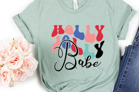 Holly Jolly Babe SVG Angelina750 