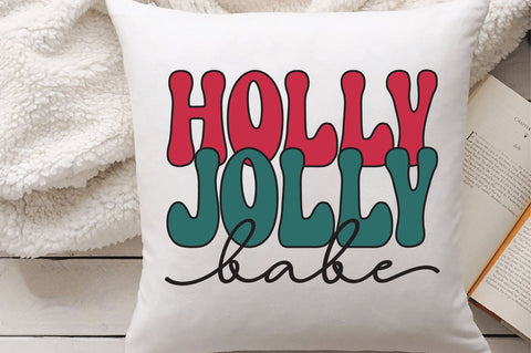 Holly Jolly Babe svg design SVG Creativeart88 