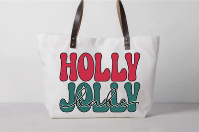 Holly Jolly Babe svg design SVG Creativeart88 
