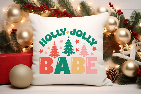 Holly jolly babe SVG Design SVG Regulrcrative 